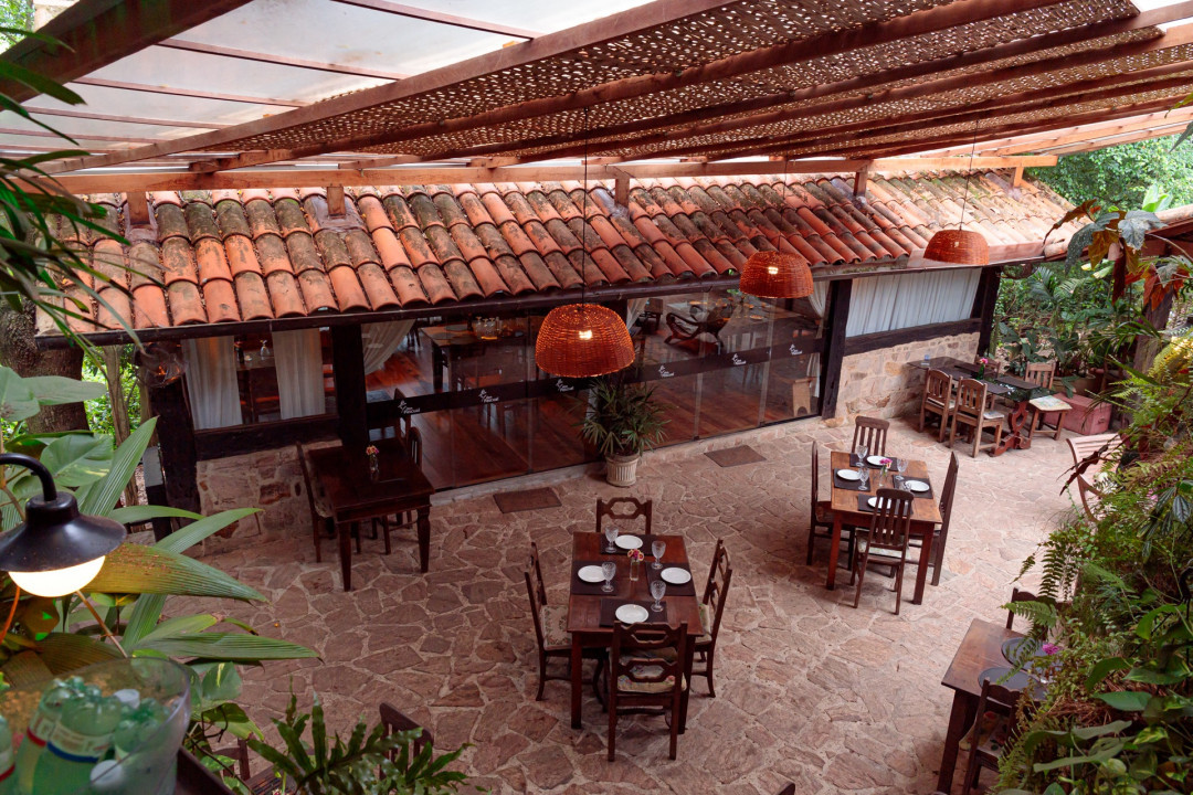 Varanda do restaurante Don Pascual