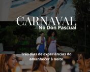 Parece um sonho, mas é o Carnaval no Don Pascual 🇧🇷 Enquanto a cidade acelera, aqui o tempo desacelera. 🌿 Três dias de experiências sensoriais. A hospedagem é contratada à parte, conforme o quarto escolhido. Luxo é presença. Vagas limitadas! Faça a sua reserva agora mesmo 📍 21 97018-6668 Estr. do Sacarrão, 867 - Casa 12 - Vargem Grande, Rio de Janeiro #carnaval #riodejaneiro