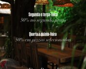 De segunda a terça, o segundo prato é o convite perfeito — com 50%. De quarta a quinta, nossas pizzas selecionadas entram no mesmo clima. Escolha o dia, traga alguém especial e viva a experiência completa. Esperamos por você. 🍷 #restaurante #gastronomía