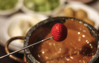 Fondue Doce de Leite - morango
