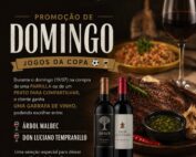Reúna a família, escolha sua torcida e aproveite uma experiência completa. Neste domingo (19/07), na compra de uma Parrilla ou de um prato para compartilhar, você ganha uma garrafa de vinho para brindar durante a final! Escolha seu favorito: 🍷 Árbol Malbec 🍷 Don Luciano Tempranillo Faça a sua reserva!