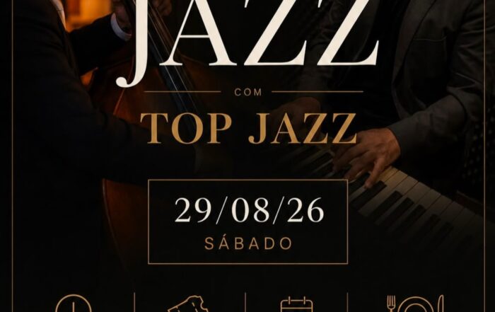 No dia 29 de agosto, o Don Pascual recebe o TOP JAZZ para uma experiência que une boa música, gastronomia e a atmosfera única do nosso refúgio em meio à natureza. 🎶 1º set: 20h30 às 22h 🎶 2º set: 22h30 às 23h30 🎟️ Couvert artístico: R$ 12 por pessoa 🍽️ Cardápio aberto para todos os gostos As mesas são limitadas e a reserva é necessária. 📲 Faça sua reserva e venha viver essa noite no Don Pascual.