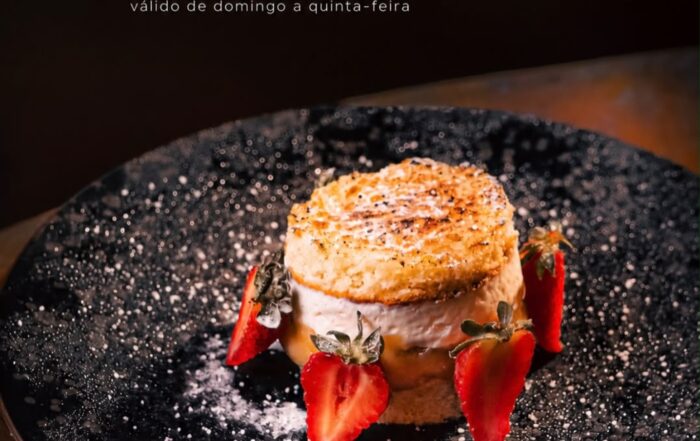 Durante todo o mês, quem reservar sua hospedagem diretamente conosco ganha 1 sobremesa cortesia por reserva. A promoção é válida para hospedagens de domingo a quinta-feira, em reservas realizadas pelo site oficial, motor de reservas ou diretamente com a equipe Don Pascual. A cortesia é válida para todas as sobremesas do cardápio, exceto a Esfera de Chocolate. Reservas feitas por Booking, Airbnb ou outros canais externos não participam da promoção. Reserve direto e aproveite esse carinho especial durante a sua estadia. 🤎